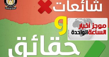 موجز 1.. 12 شائعة نفتها الحكومة فى 8 أيام