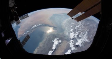 رائد الفضاء الإماراتى هزاع المنصورى ينشر صورة للخليج العربى من الفضاء