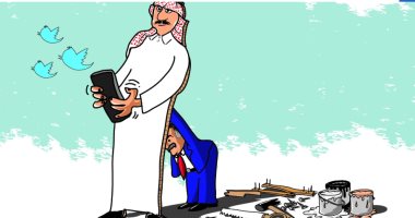 كاريكاتير الصحف السعودية.. الحسابات المشبوهة مصدر الشائعات