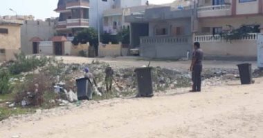 مجلس مدينة العريش يطلق حملات نظافة وتركيب كشافات إنارة الشوارع