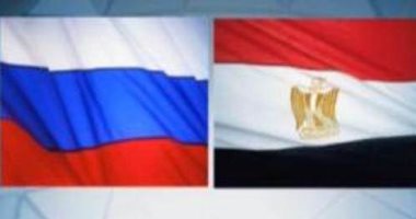 علم مصر وروسيا 