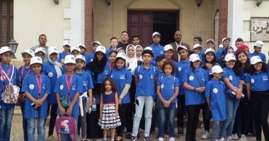 الأطفال المشاركون فى أسبوع القاهرة الثانى للمياه يزورون متحف الرى بالقناطر