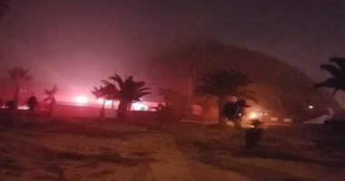 السيطرة على حريق هائل بقصر الرياضة التونسي