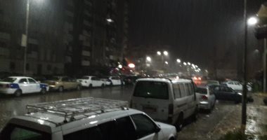 سقوط أمطار رعدية على مدينتى بورسعيد وبورفؤاد.. صور