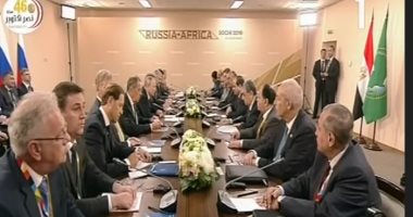 الرئيس السيسى: نتطلع إلى دور روسيا فى دعم جهود التنمية فى الدول الأفريقية
