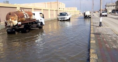 الطقس فى شمال سيناء الآن.. الانتهاء من سحب مياه الأمطار بشوارع بئر العبد
