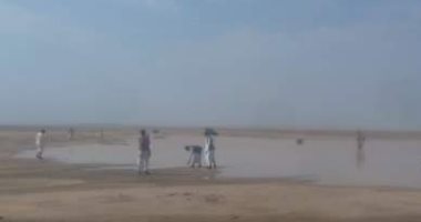 الطقس فى البحر الأحمر الآن.. سقوط أمطار على مناطق وسط حلايب وشلاتين.. صور