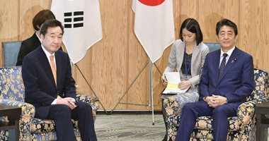 رئيس الوزراء الكورى الجنوبى يجتمع بنظيره اليابانى فى طوكيو