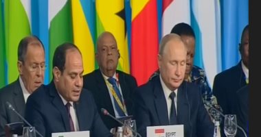 السيسى يدعو بوتين ورؤساء الدول الأفريقية لحضور منتدى أسوان ديسمبر المقبل