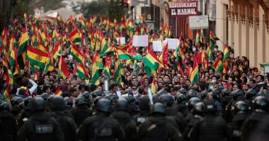 مظاهرات فى بوليفيا احتجاجا على نتائج الانتخابات الرئاسية
