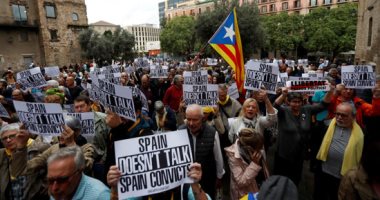 تواصل المظاهرات فى برشلونة للمطالبة باستقلال كتالونيا عن إسبانيا