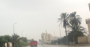 الطقس فى شمال سيناء .. أمطار غزيرة على ساحل العريش والشوارع تتحول لبرك