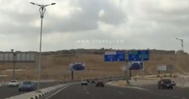 فيديو.. سيولة مرورية أعلى محور NA بالقاهرة الجديدة