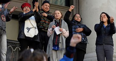 السويدية جريتا تونبرى تقود احتجاجات فى كندا لإلقاء الضوء على قضايا المناخ