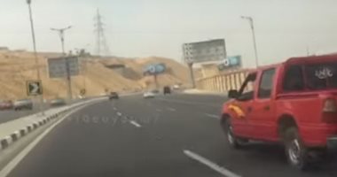 فيديو.. حركة المرور أعلى محور na بالقاهرة الجديدة