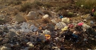 شكوى من انتشار القمامة بقرية الحيبة ببني سويف
