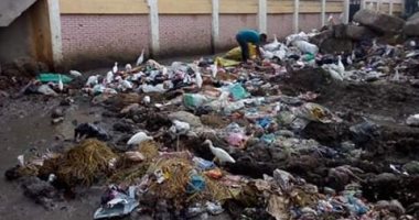 شكوى ممن تراكم القمامة فى قرية الحمام بمحافظة دمنهور