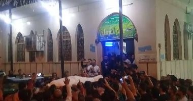 فيديو.. تشييع جثمان ضحية حادث قطار الإسكندرية لمثواه الأخير بشبرا الخيمة