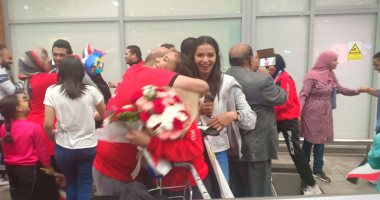 استقبال حافل لبعثة منتخب الكاراتيه بمطار القاهرة بعد تتويجه ببطولة العالم