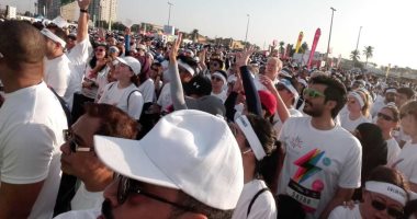 الألاف يشاركون فى "سباق الألوان" الترفيهى فى جدة فى نسخته الثالثة
