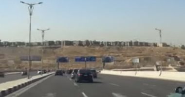 فيديو.. انسياب فى الحركة المرورية أعلى محور NA بالقاهرة الجديدة