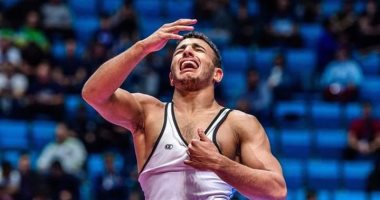كيشو يخسر من لاعب أوزبكستان فى بطولة العالم للمصارعة