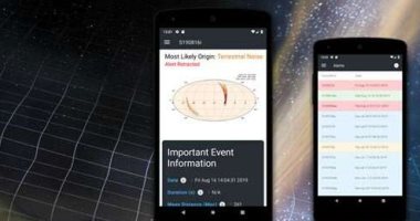 تطبيق هاتف يوفر للعامة معلومات عن أحدث تصادمات الثقوب السوداء 