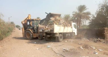 حملات نظافة بقرى مركز أبوقرقاص بالمنيا