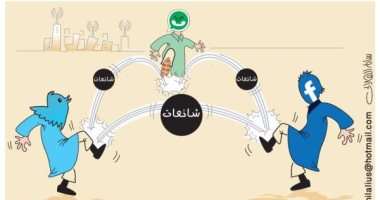كاريكاتير الصحف السعودية.. إثارة الشائعات على السوشيال ميديا