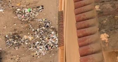 قارئ يشكو من انتشار القمامة بمنطقة حي الجامعه بالمنصورة 