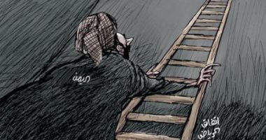 كاريكاتير الصحف السعودية.. اتفاق الرياض سلم خروج اليمن من أزمتها