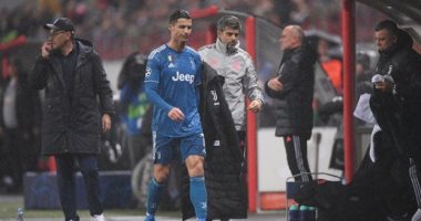 رونالدو مهدد بالغياب عن يوفنتوس ضد ميلان فى قمة الدوري الإيطالي 
