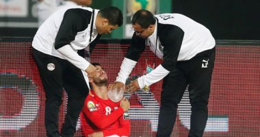 فيديو.. استبدال ناصر ماهر بسبب الإصابة فى الدقيقة 15 بعد خلع فى الكتف