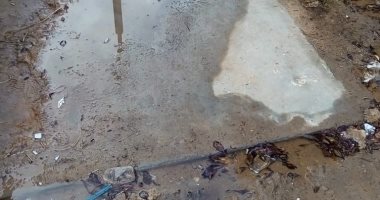 شكوى من كسر ماسورة مياه الشرب بالمنطقة الأولى بمدينة السادات