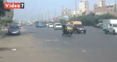 غياب التكدسات المرورية بطريق مصر إسكندرية الزراعى.. فيديو