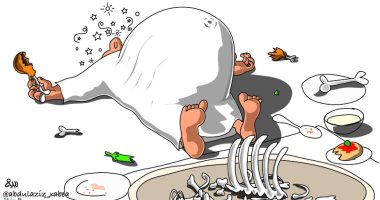 كاريكاتير الصحف السعودية.. "السكرى" السبب الثانى للوفيات فى المملكة