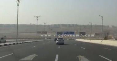 فيديو.. سيولة مرورية أعلى محور المشير فى القاهرة الجديدة