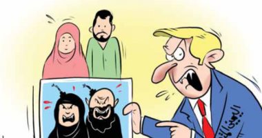 كاريكاتير صحف الجزائر.. نظرة اليمين المتطرف فى فرنسا "المغلوطة" للمسلمين 