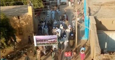 فيديو.. المئات يحتفلون بدورة المولد النبوى فى قرية العدوة بأسوان