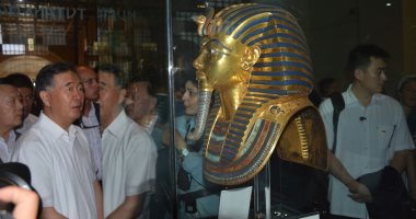 رئيس المجلس الاستشارى الصينى يزور المتحف المصرى بالتحرير