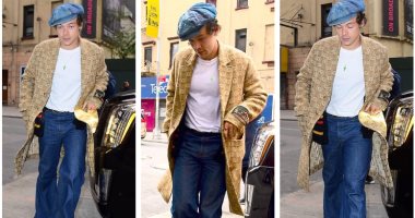 صور.. هارى ستايلز يرتدى معطفا من تصميم Gucci سعره 2200 جنيه استرليني