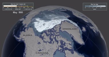 شاهد أقدم جليد بحرى يفقد 95% من كتلته خلال 35 عاما