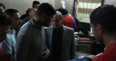 صور.. مدير أمن الغربية يزور مصابى حادث انقلاب أوتوبيس النقل العام بالمستشفى