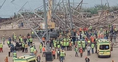 فيديو.. شهود عيان يرون تفاصيل انهيار برج كهرباء أوسيم ومصرع 4 أشخاص