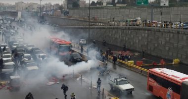 العربية: محتجون يغلقون طريق "لاله زار" جنوب طهران