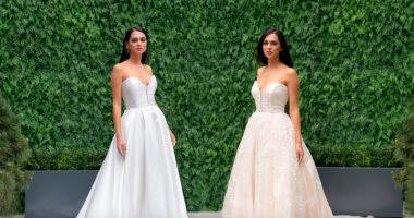 فساتين زفاف "اثنين فى واحد".. فكرة مبتكرة من مصممة أزياء للعروسة "المترددة"