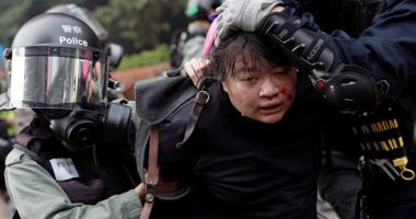 استمرار أعمال العنف بين الشرطة والمتظاهرين فى شوارع هونج كونج