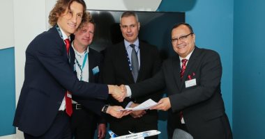 توقيع اتفاقية بين شركتى مصر للطيران للصيانة وإيرباص المصنعة للطائرات 