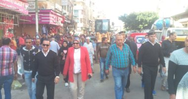 صور .. ضبط 78 حالة اشغال طريق فى حملة مكبرة شرق الاسكندرية 