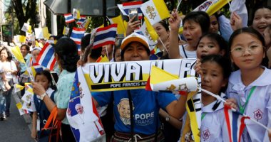 بابا الفاتيكان يصل بانكوك فى مستهل جولة خارجية تشمل تايلاند واليابان
